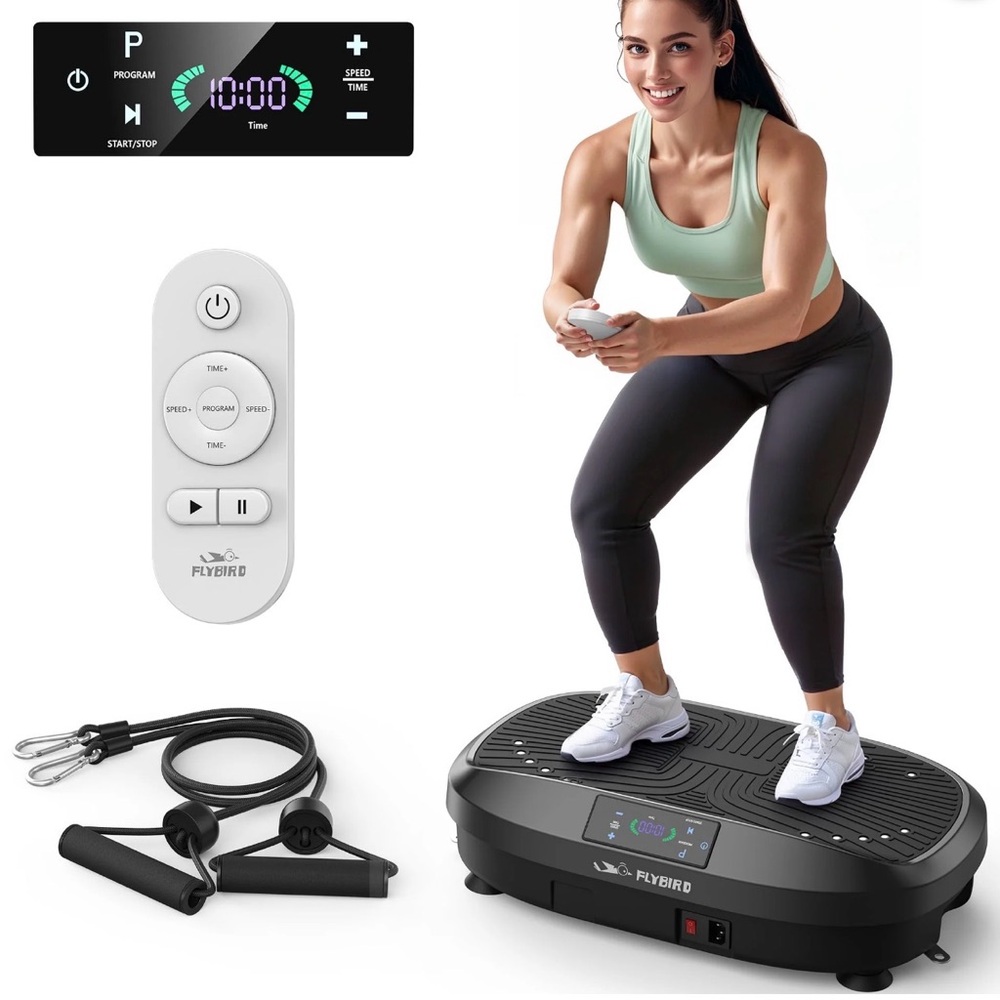 FlyBird Vibration Platform Fitness Machine with Remote Exercise New in Box